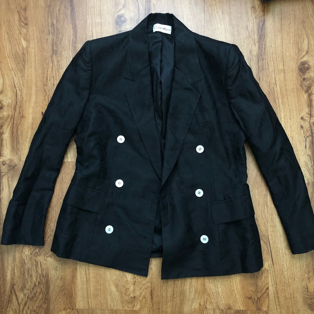 Vintage Calvin Klein Women’s Black Blazer